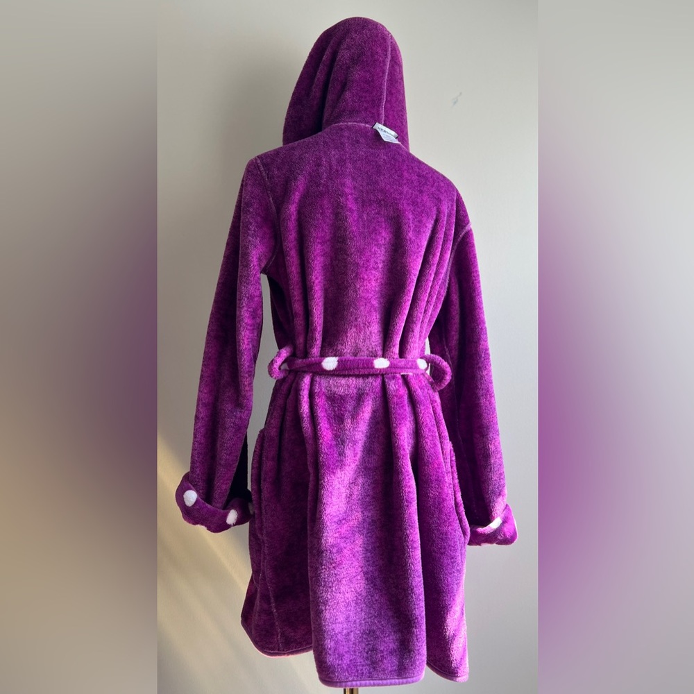 Reversible Joe Boxer Plush Purple Robe - Picture 5 of 9